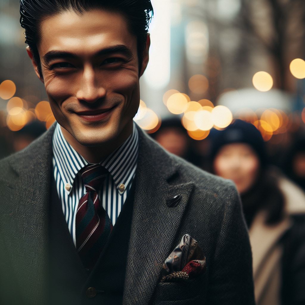 A dapper man wearing a sports coat part of modern menswear.