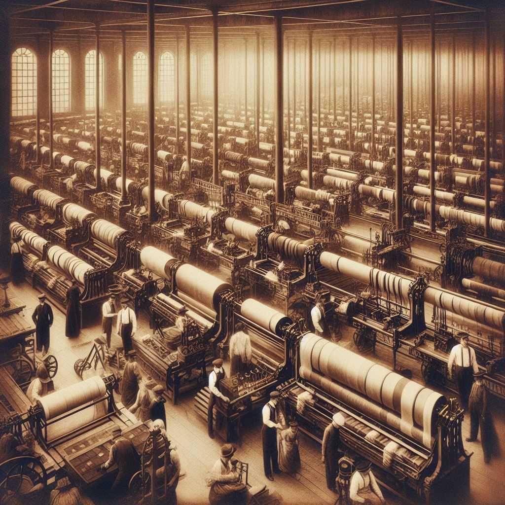 Early clothing factory